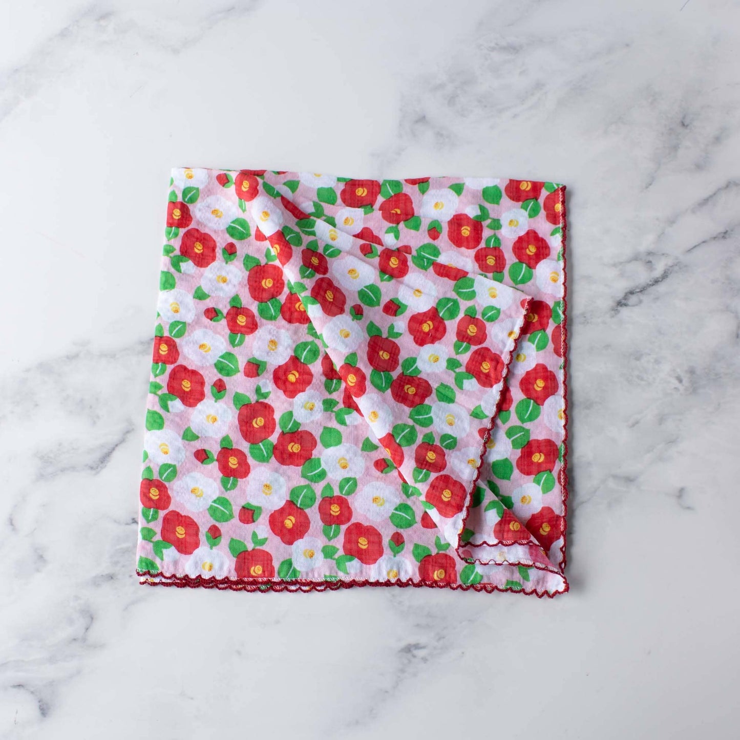 Tiepology | Camellia Flower Pink | Scarf