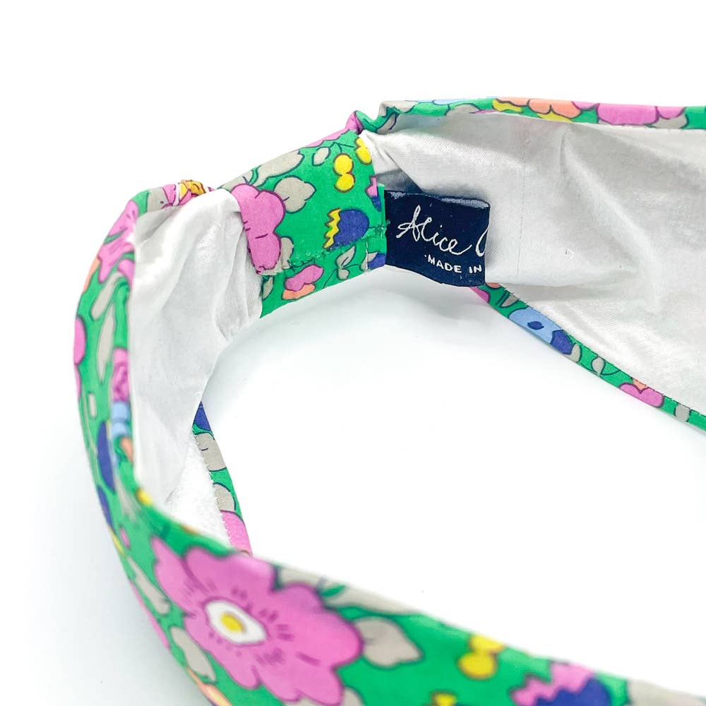 Alice Caroline | Liberty Tana Lawn® Cotton Betsy Meadow B Ruched Hairband