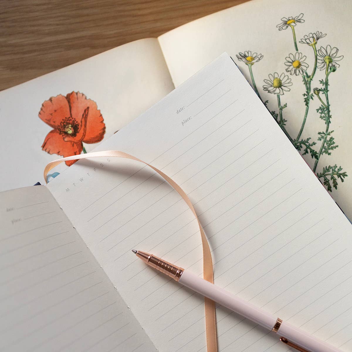 Botanica Paper Co | Poppy Garden | Linen Bound Journal
