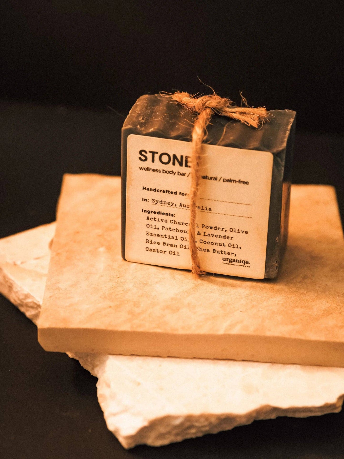 Uragniqa | Stone Natural Naked Soap Palm-free & Cruelty-free | Guapa Collection