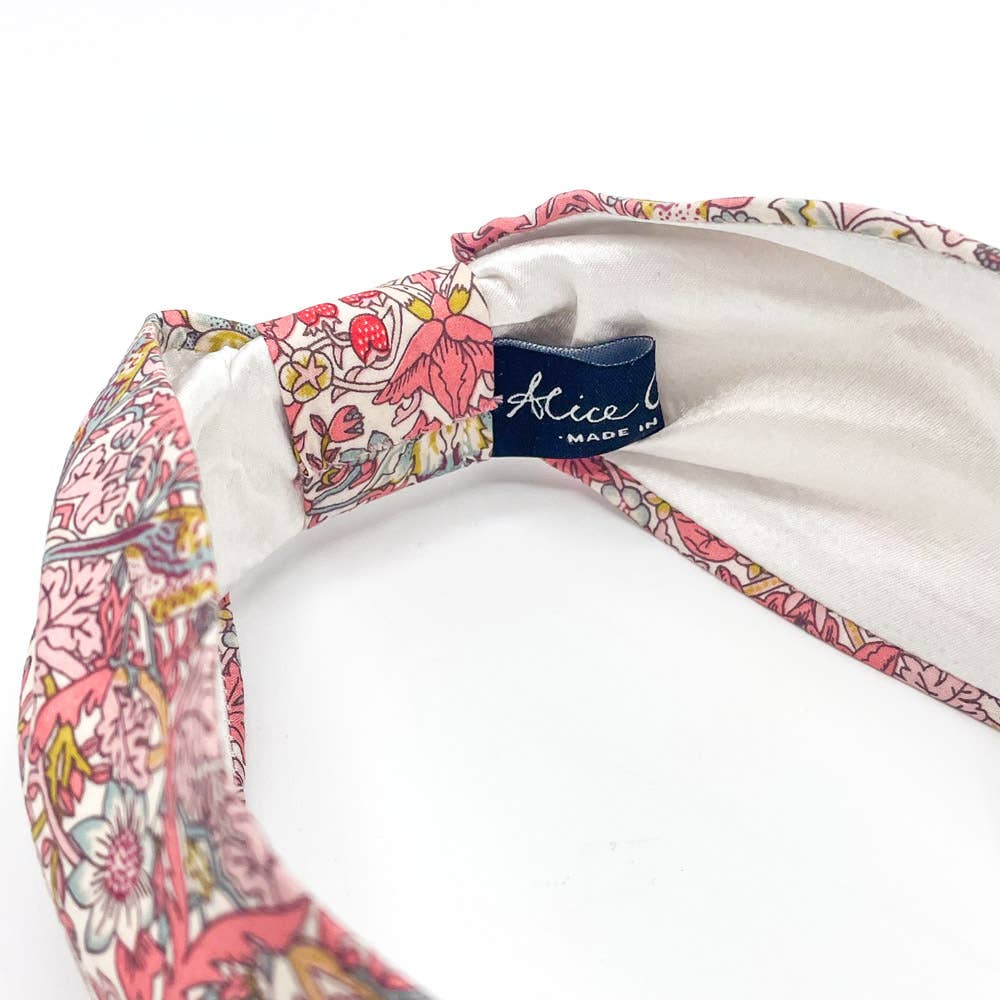 Alice Caroline | Liberty Tana Lawn® Strawberry Thief Spring Ruched Hairband