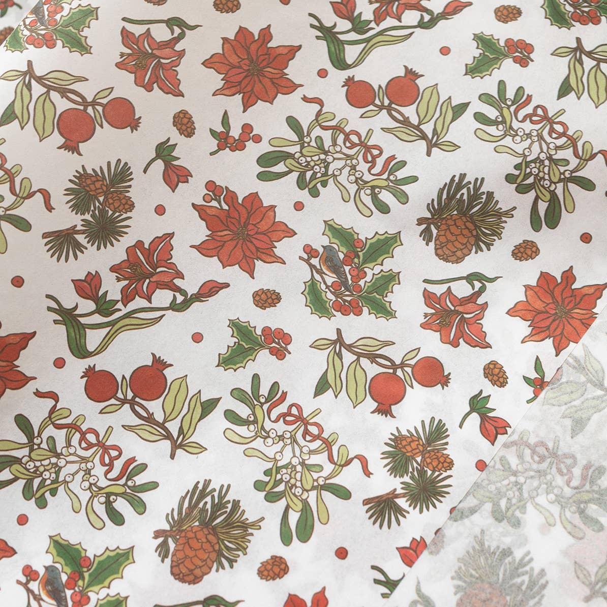 Botanica Paper Co | Christmas Florals | Tissue Paper (10 Sheets)