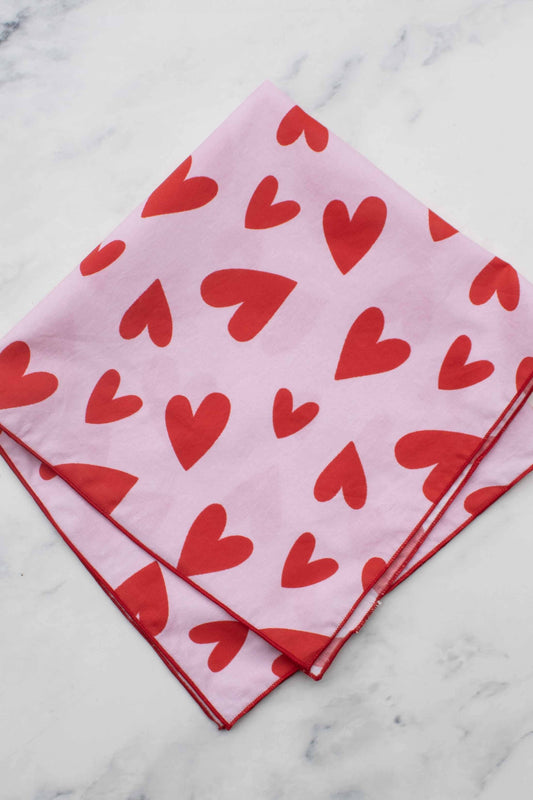 Tiepology | Sweetheart Cotton Square | Scarf