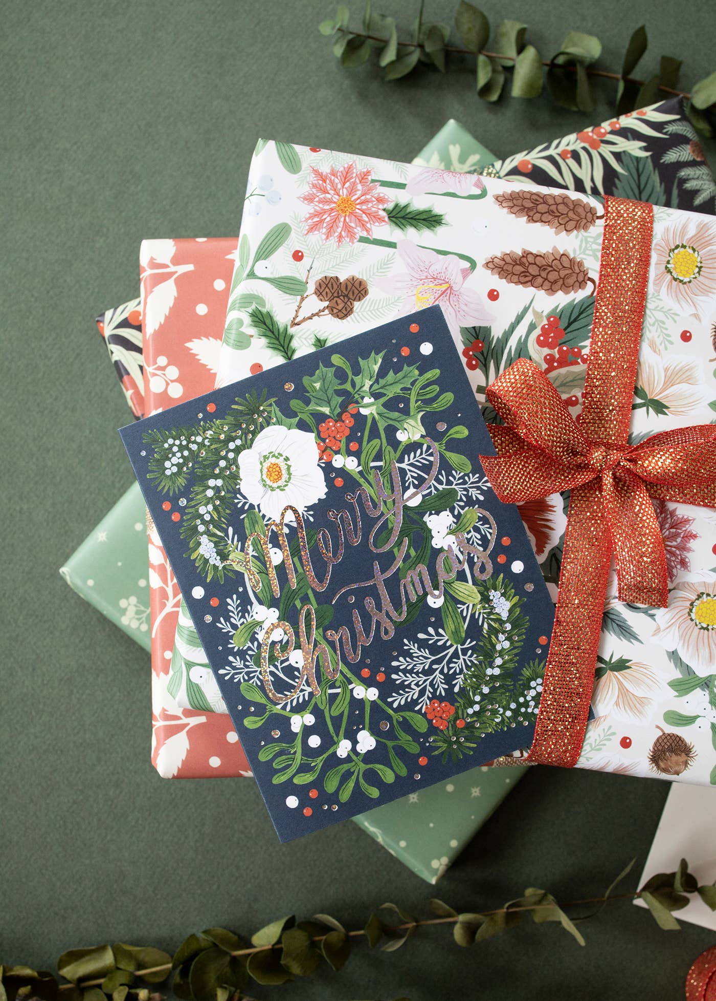 Botanica Paper Co | Christmas Wreath | Greeting Card