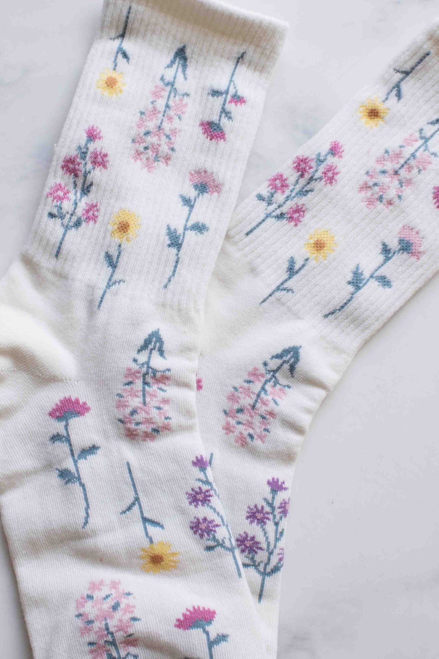 Tiepology | Women's Botanical Garden Casual Socks | Sage