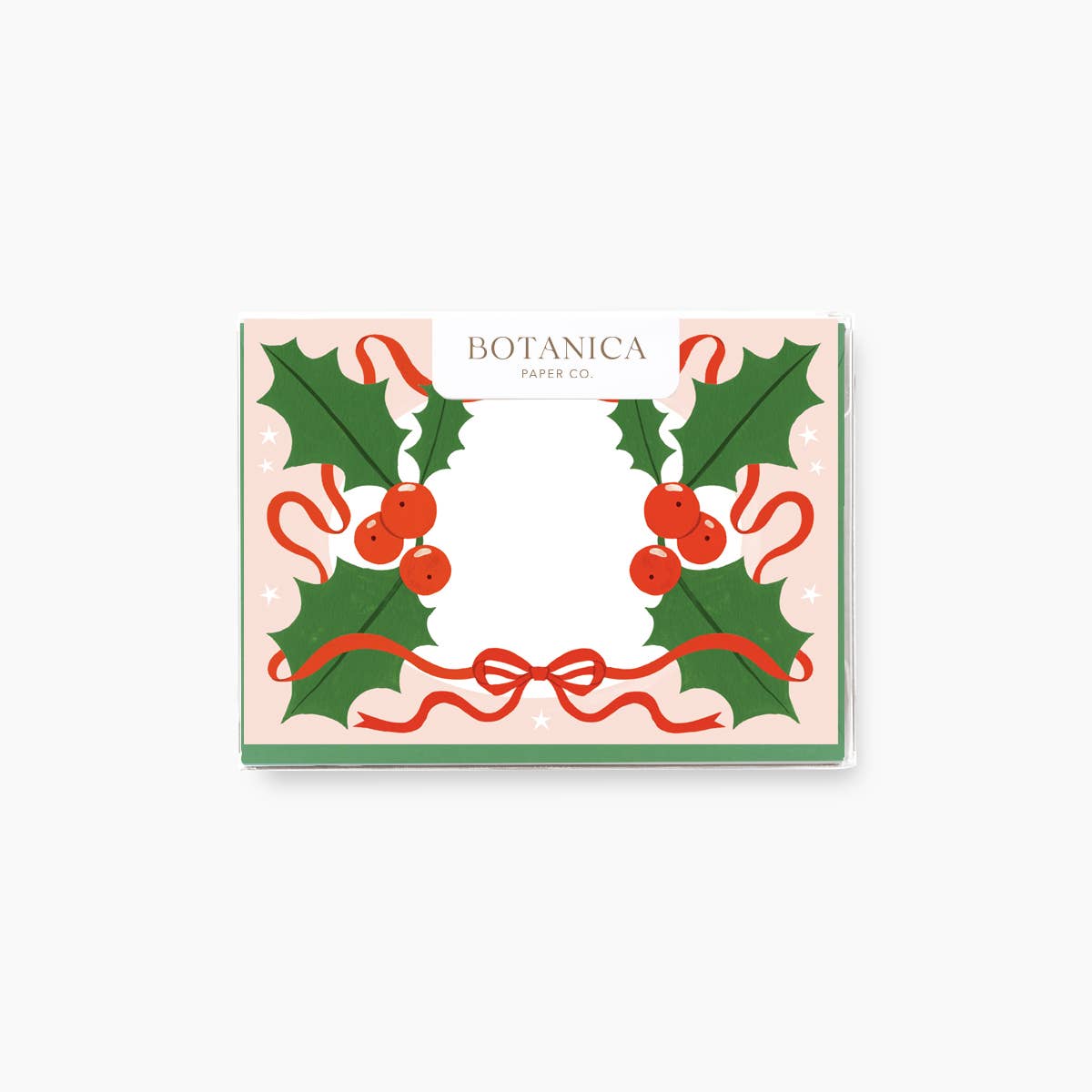 Botanica Paper Co | Christmas Holly | Mini Boxed Cards of 8