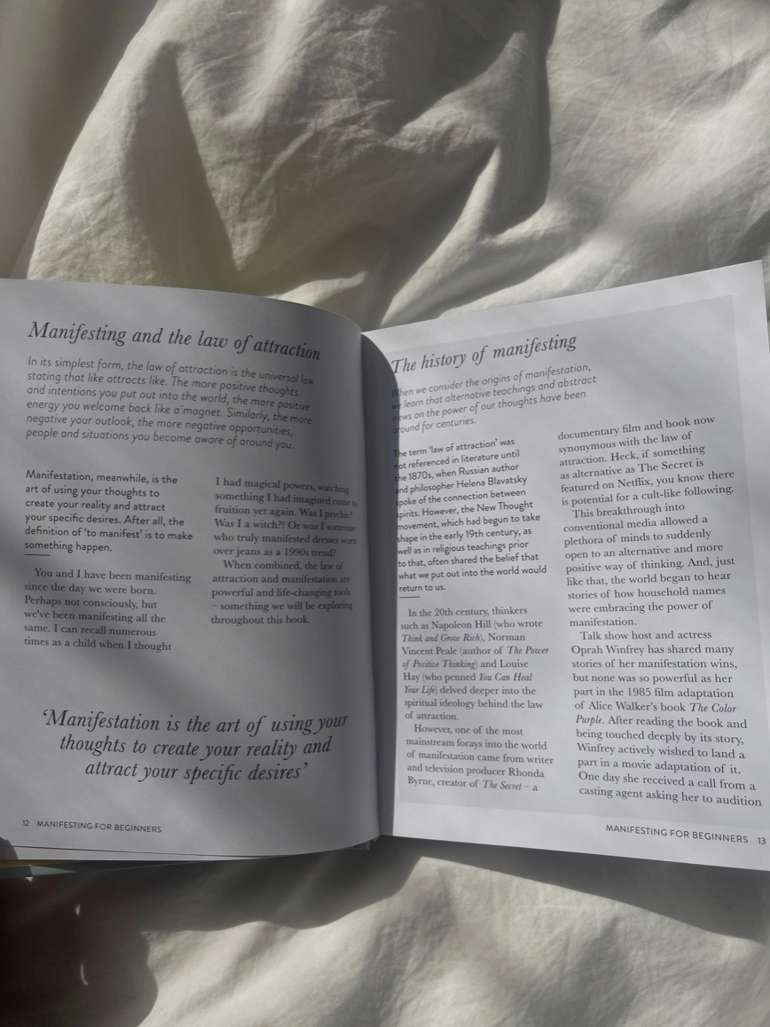 Thought Catalog | Manifesting For Beginners | Hardcover Book