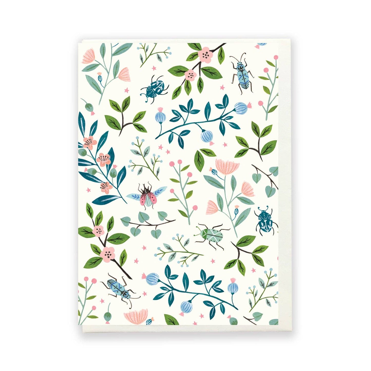 Flora Waycott | Beetles and Botanicals | Greeting Card