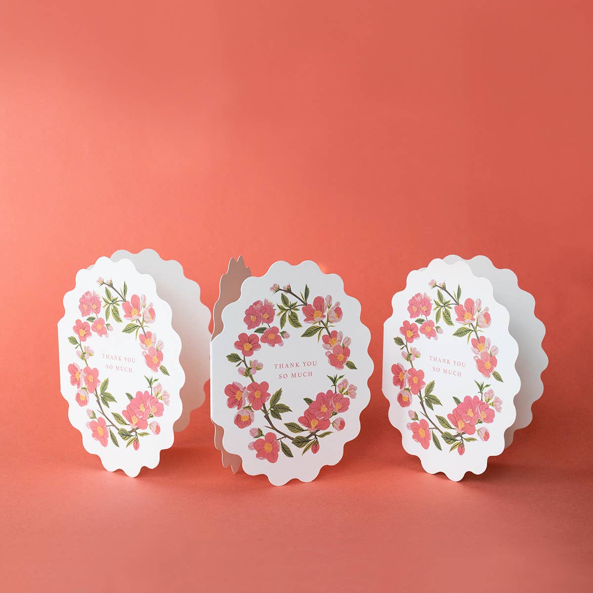 Botanica Paper Co | Oval Floral | Thank You Card