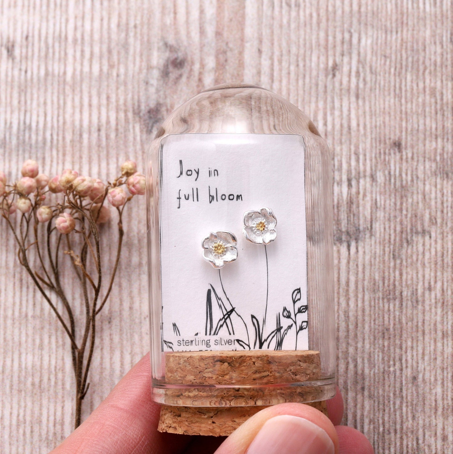 Attic Creations | Joy In Full Bloom | Poppy Flower Stud Earrings