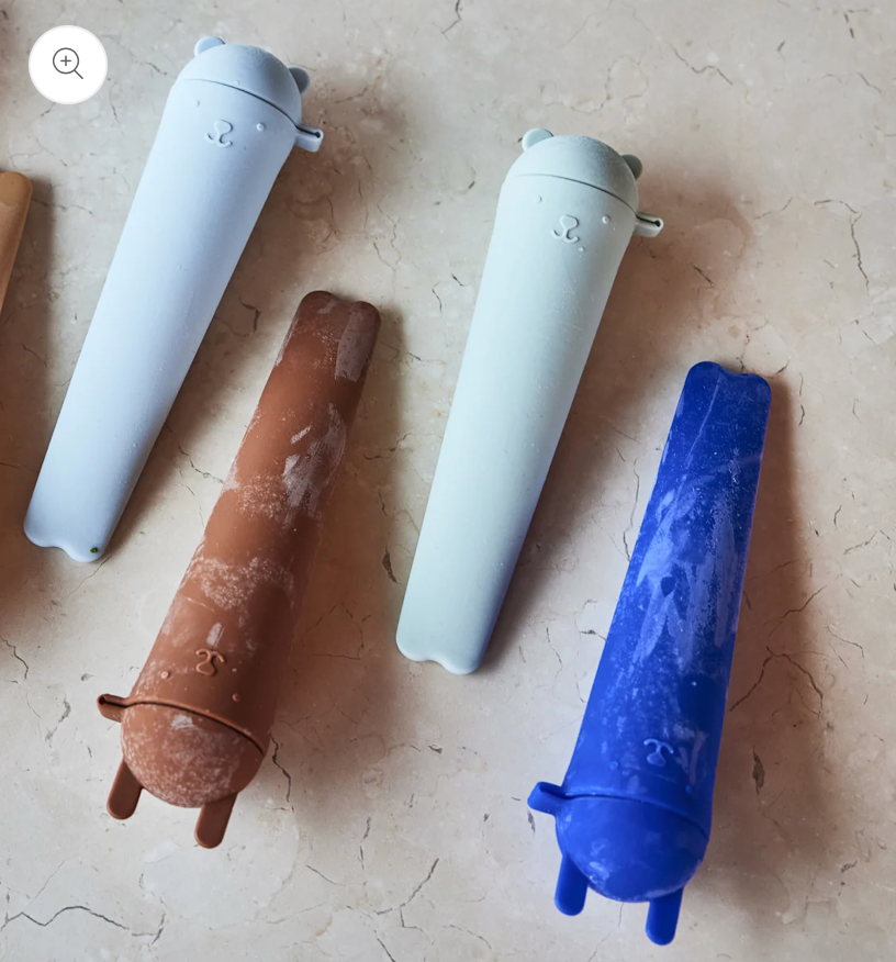 OYOY | Ninka & Teddy Ice Pops 4pk | Optic Blue