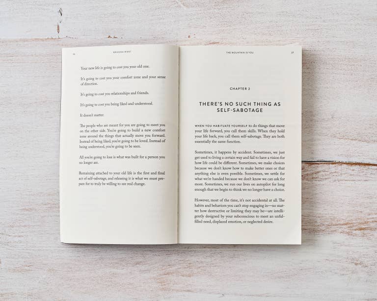 Thought Catatlog | The Mountain Is You | Book