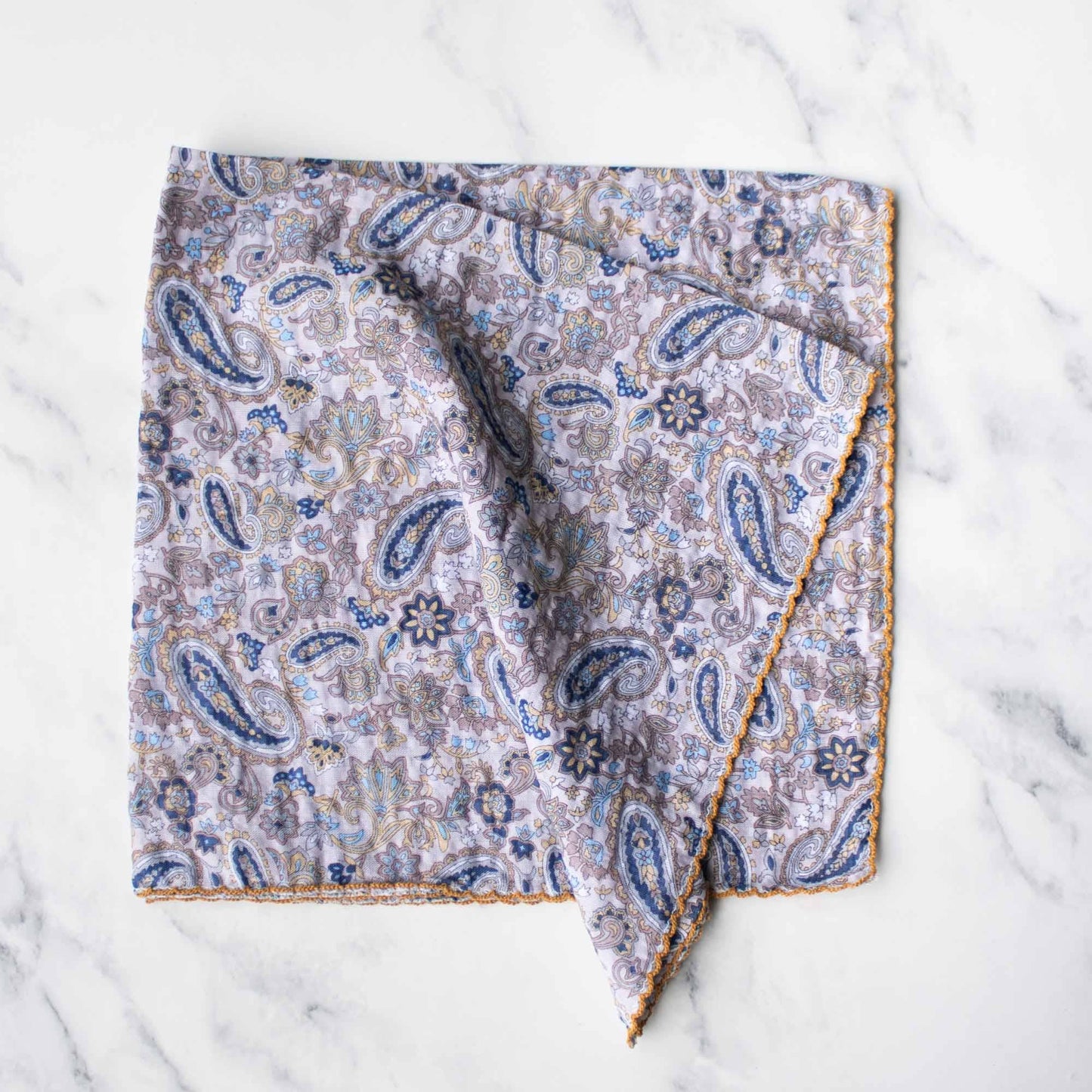 Tiepology | Paisley Pattern Mauve and Navy | Scarf