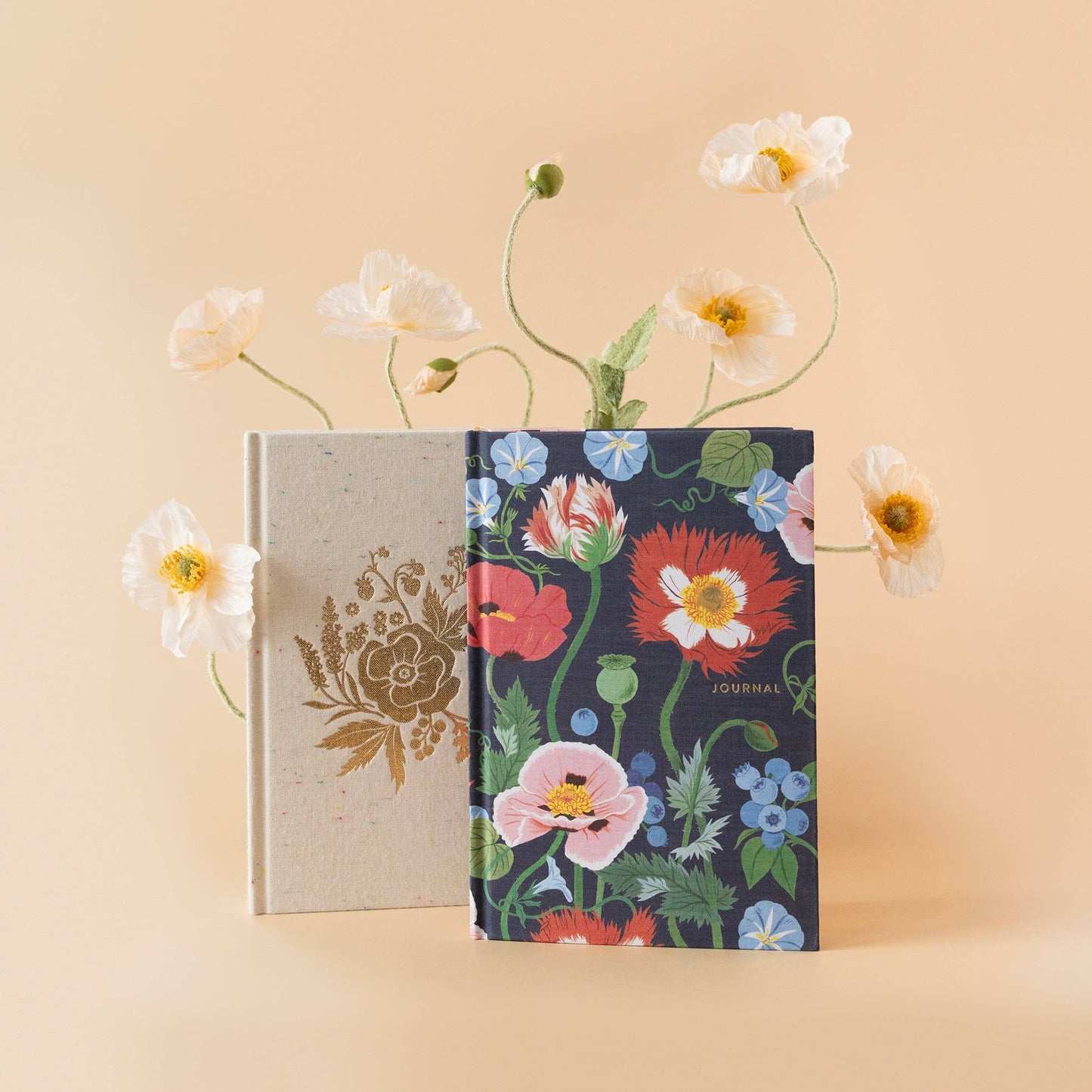 Botanica Paper Co | Poppy Garden | Linen Bound Journal
