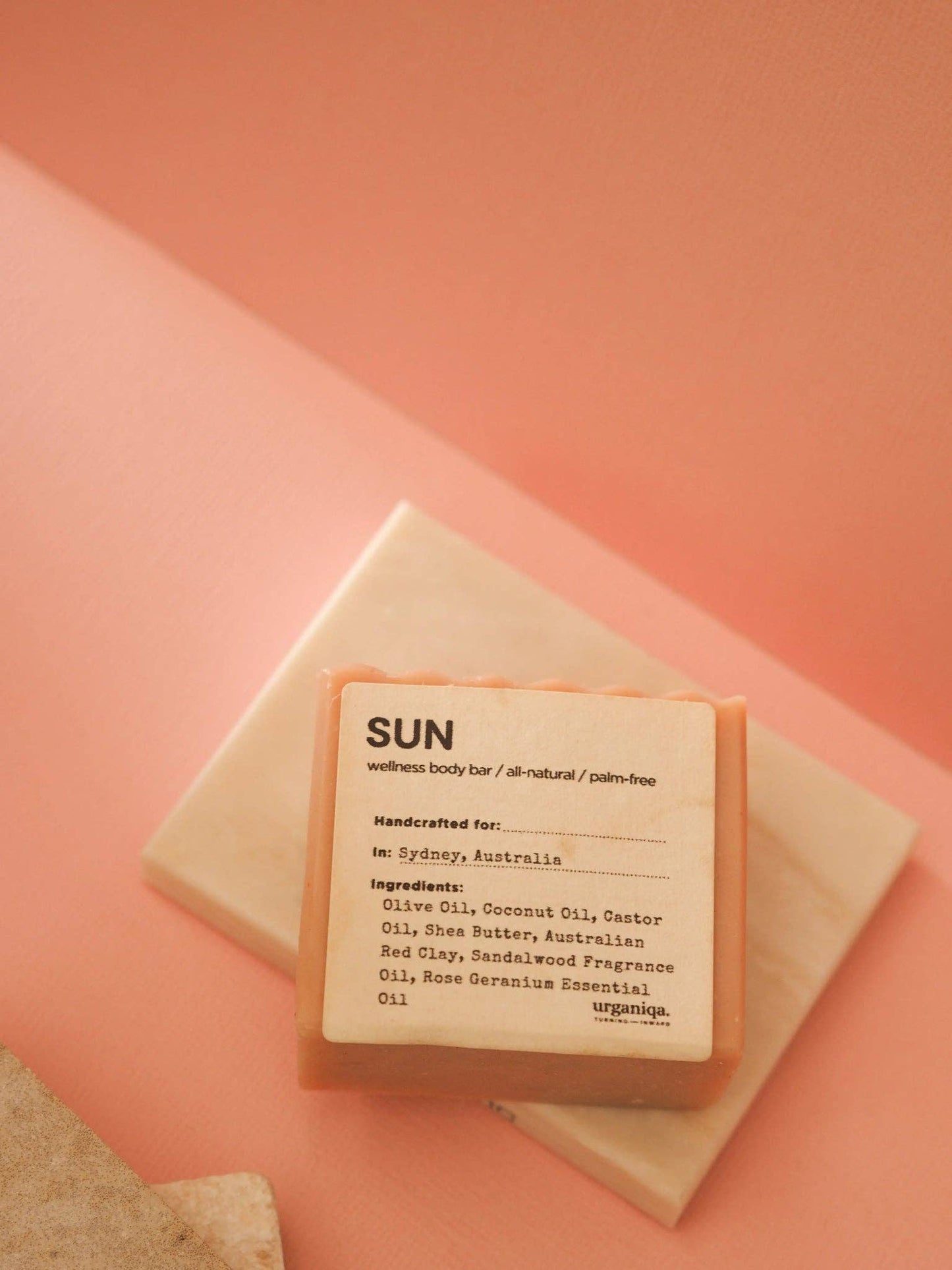 Urganiqa | Sun Natural Naked Soap Palm-free & Cruelty-free | Guapa Collection
