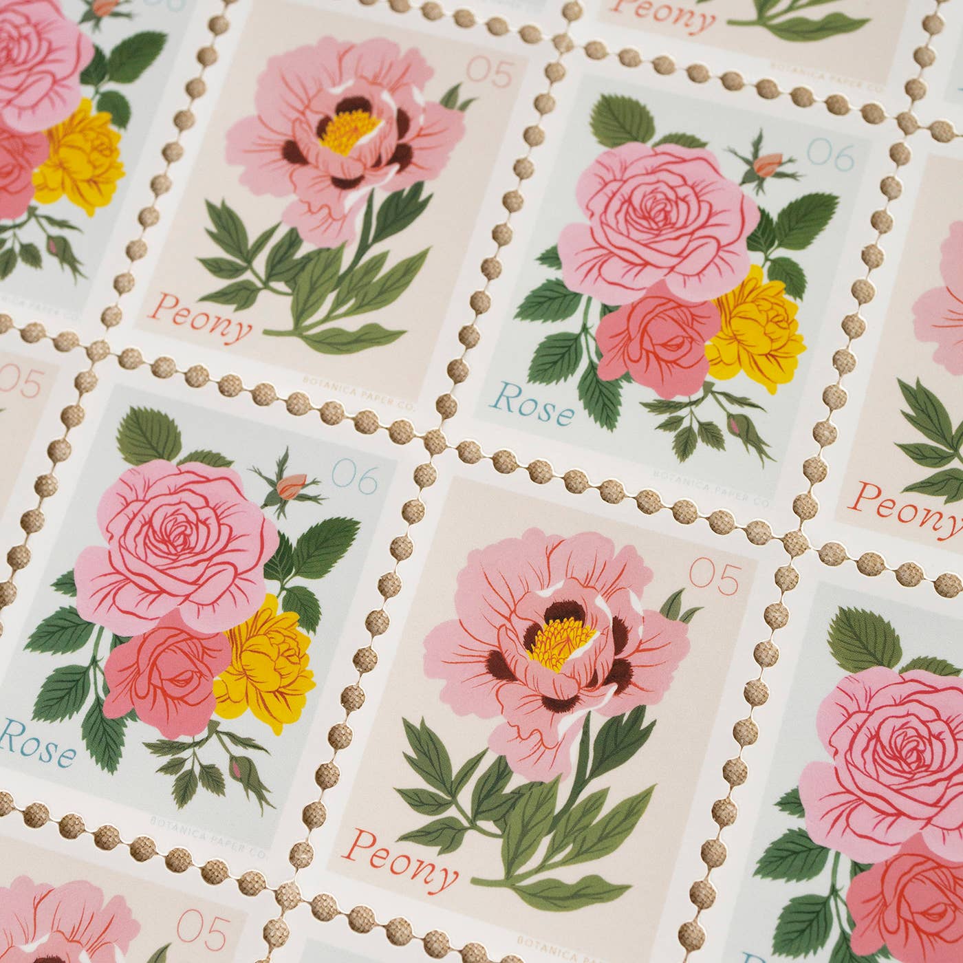 Botanica Paper Co | 05 May Flower | Stamp-Style Vinyl Sticker
