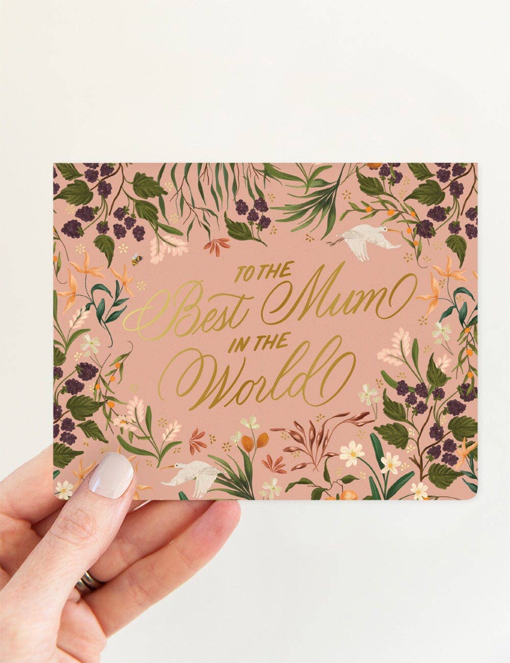 Bespoke Letterpress To The Best Mum In The World | Gift Card