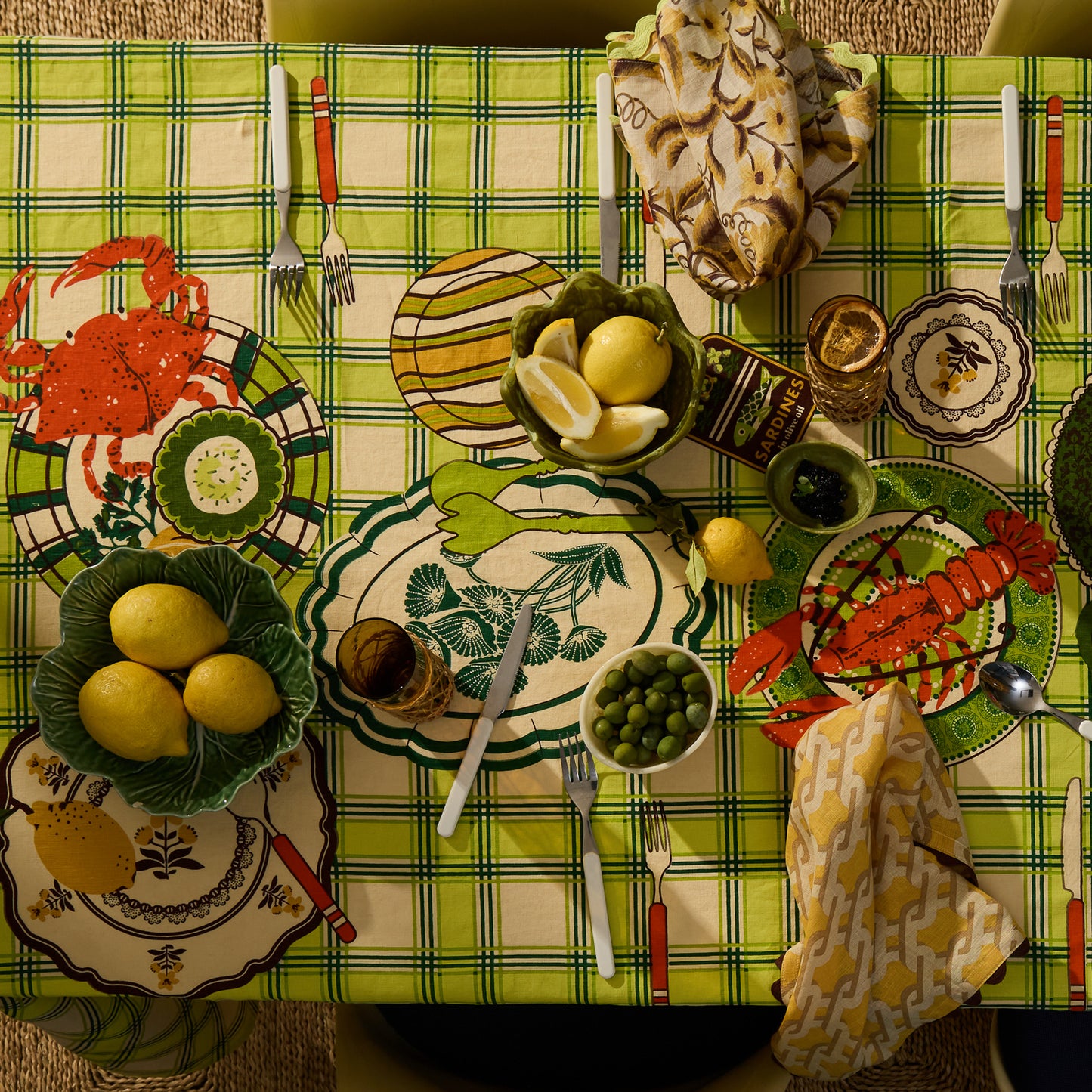 Sage x Clare | Isla Table Cloth