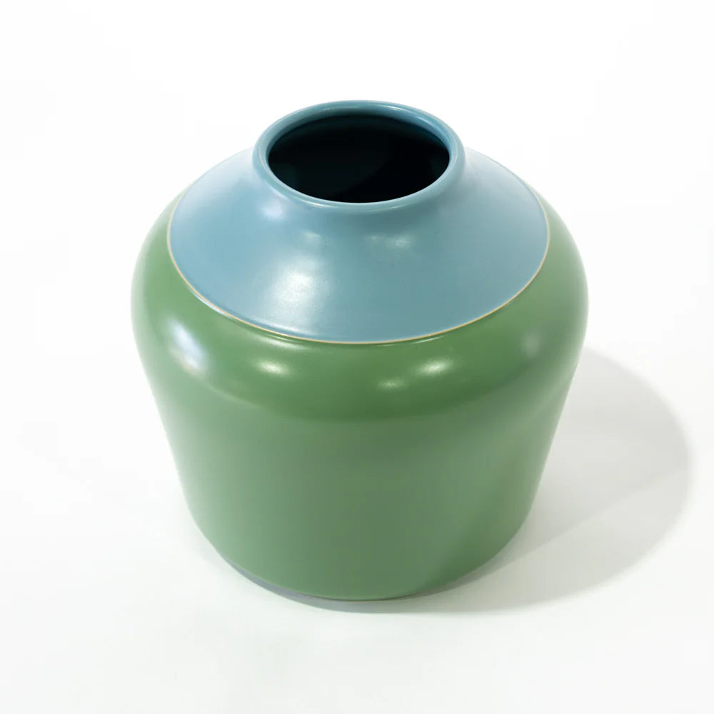 BisonHome | Duo Vase | Medium | Meadow & Cornflower