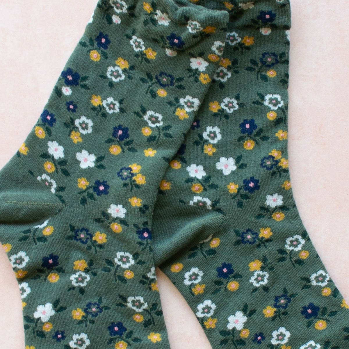 Tiepology | Garden Flower Blue | Socks