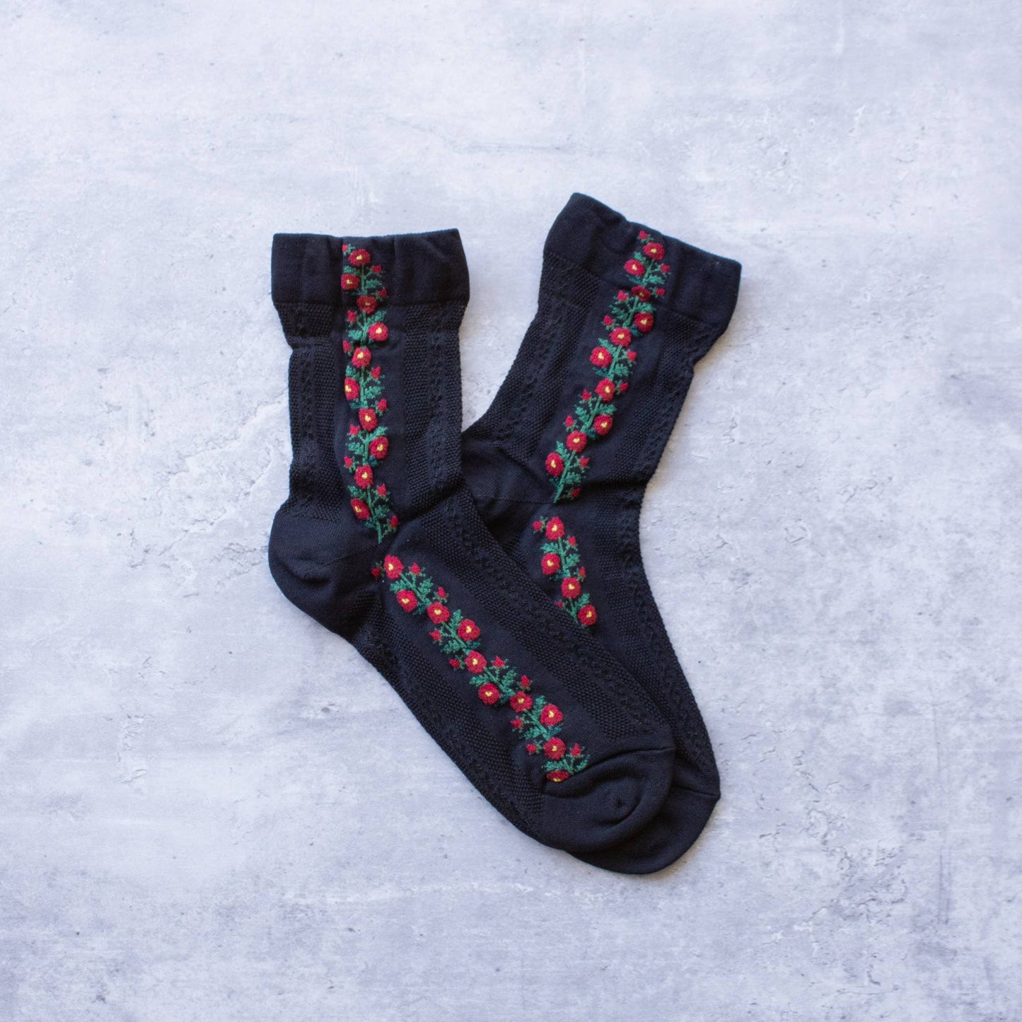 Tiepology | Floral Mesh Pink | Socks