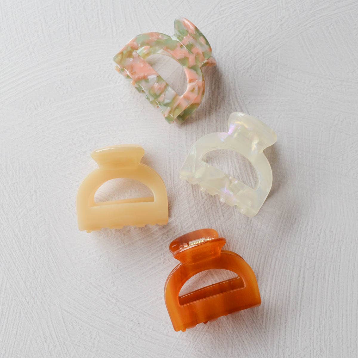 Tiepology | Eco Pouch Hair Claw Clip: Amber Mix