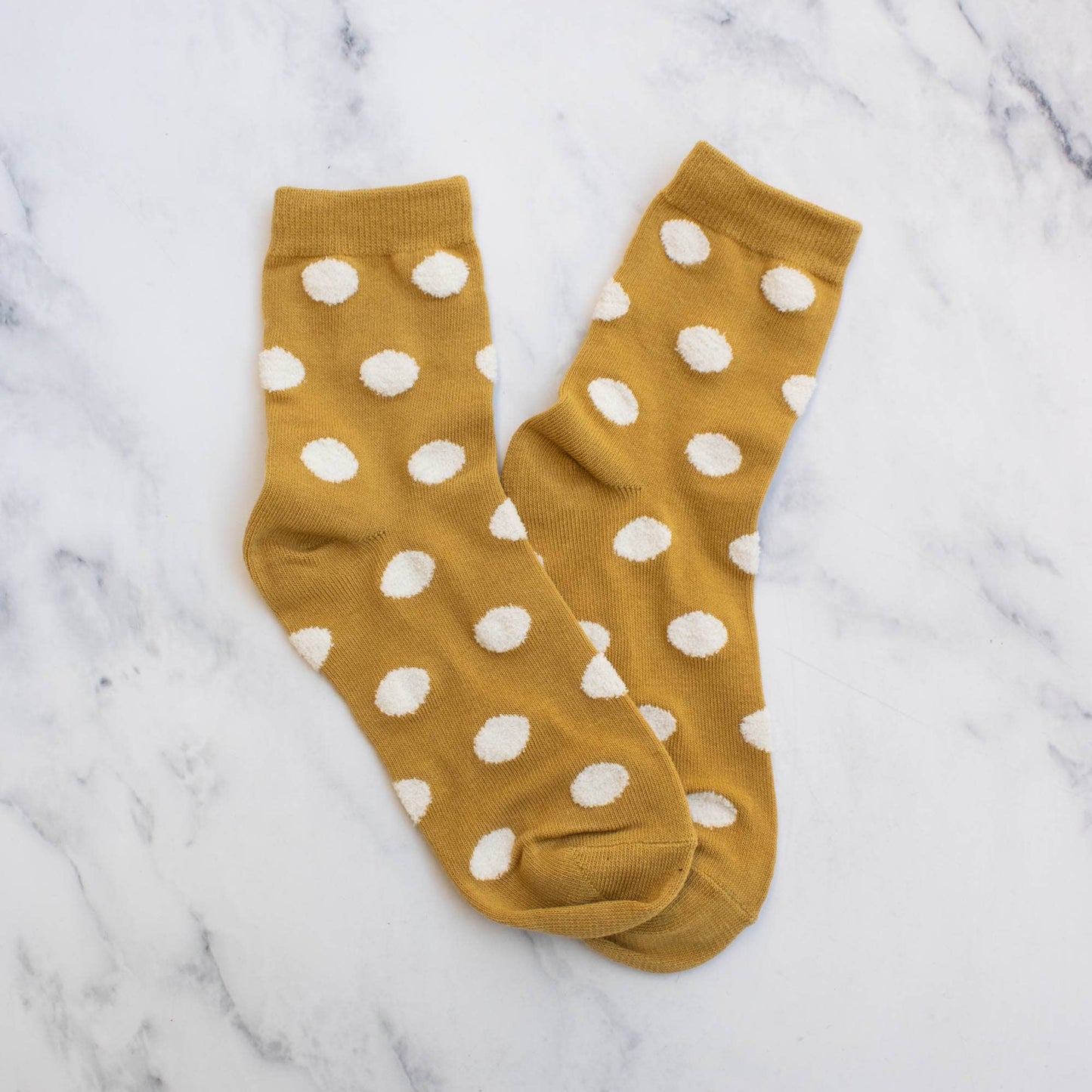 Tiepology | Women's Polka Dots Puff Casual Socks | Pink