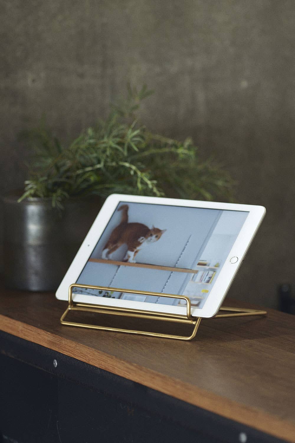 Fog Linen Work | Brass Book Stand