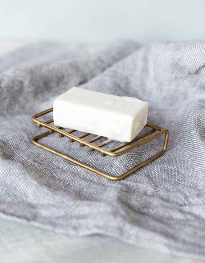 Fog Linen Work | Brass Soap Stand
