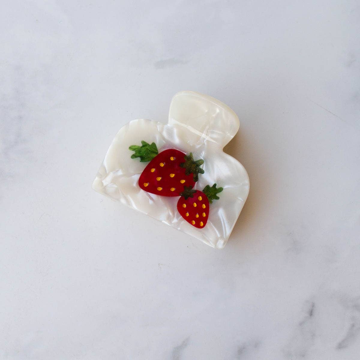 Tiepology | Eco Strawberry Farm Handmade | Hair Claw Clip