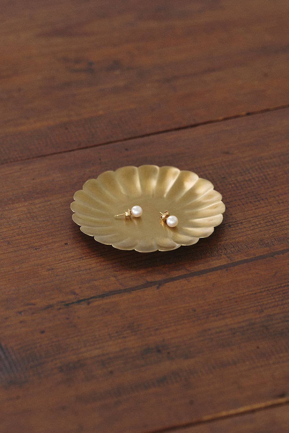 Fog Linen Work| Brass Petal Tray | Small