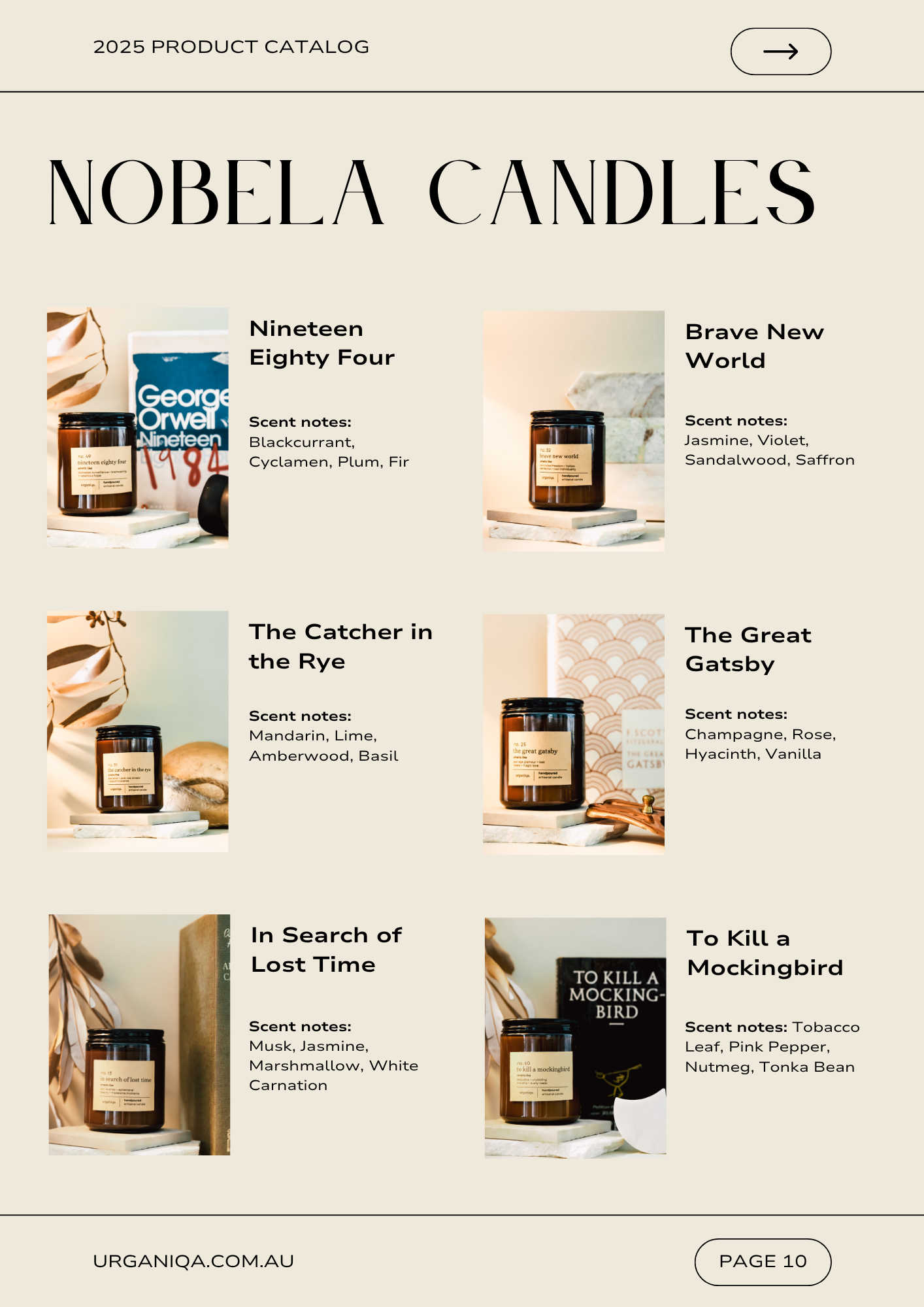 Urganiqa | Brave New World | Scented Candle