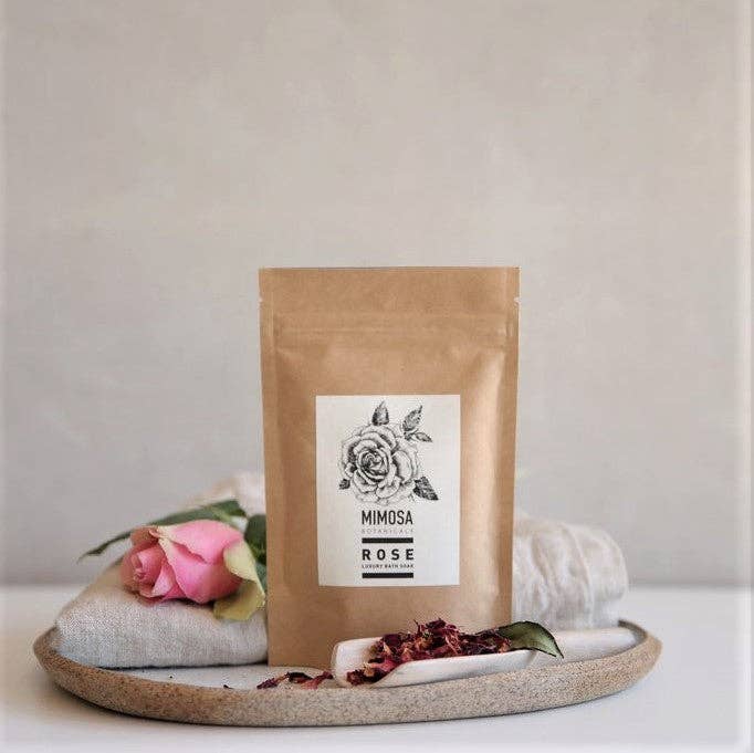 Mimosa Botanicals | Rose Bath Soak 125gm sachet
