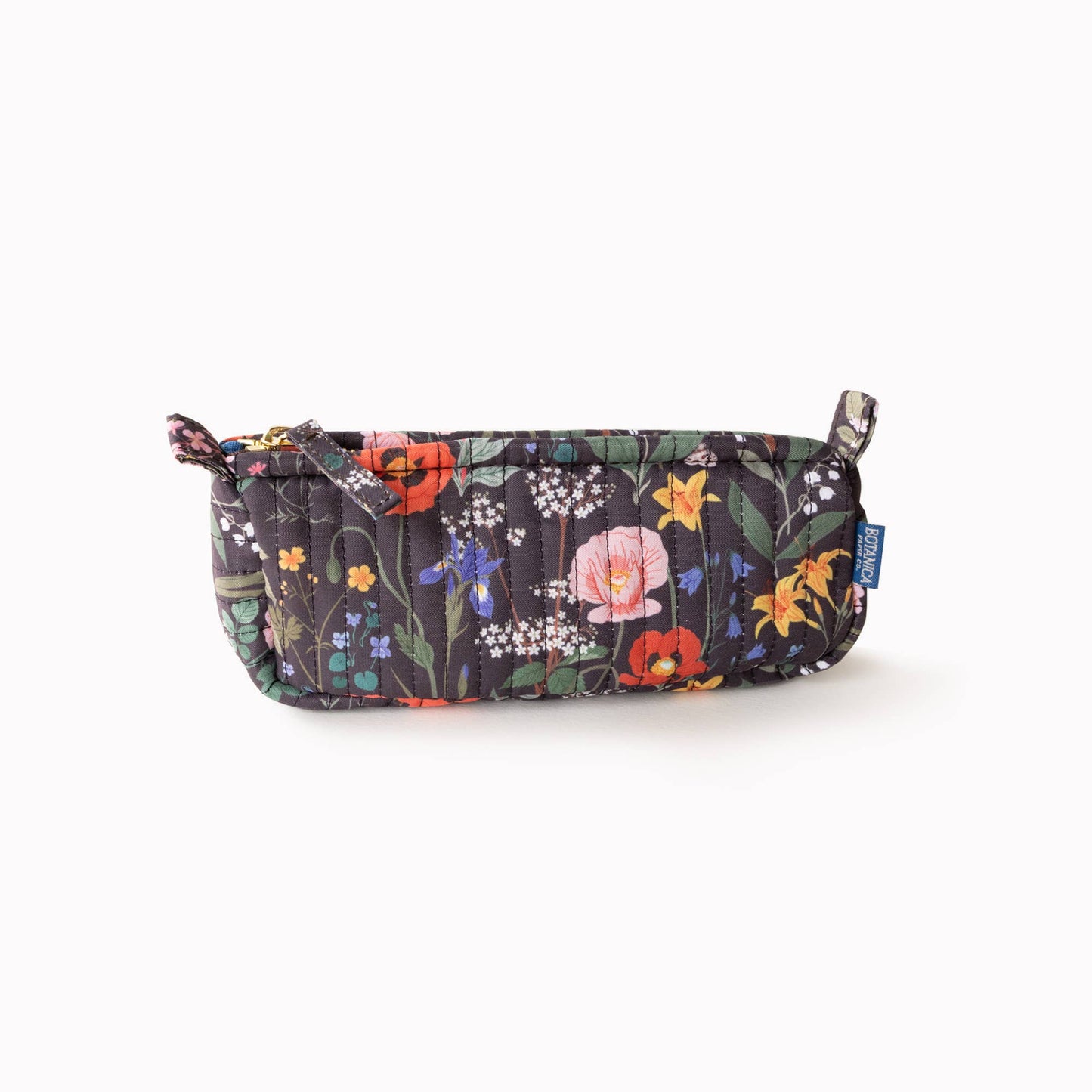 Botanica Paper Co | Wild Flowers | Cotton Quilted Pencil Pouch