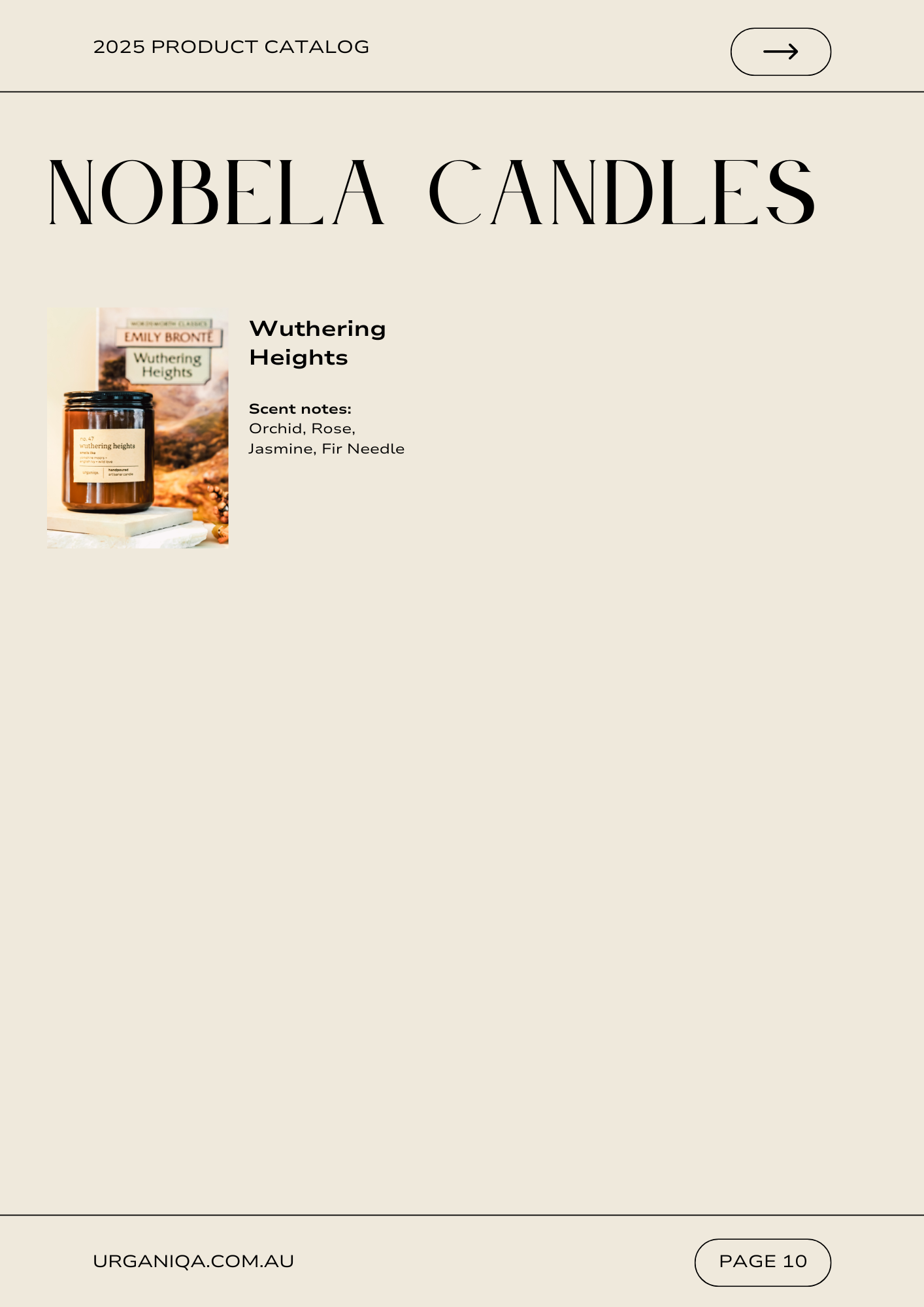 Urganiqa | Brave New World | Scented Candle