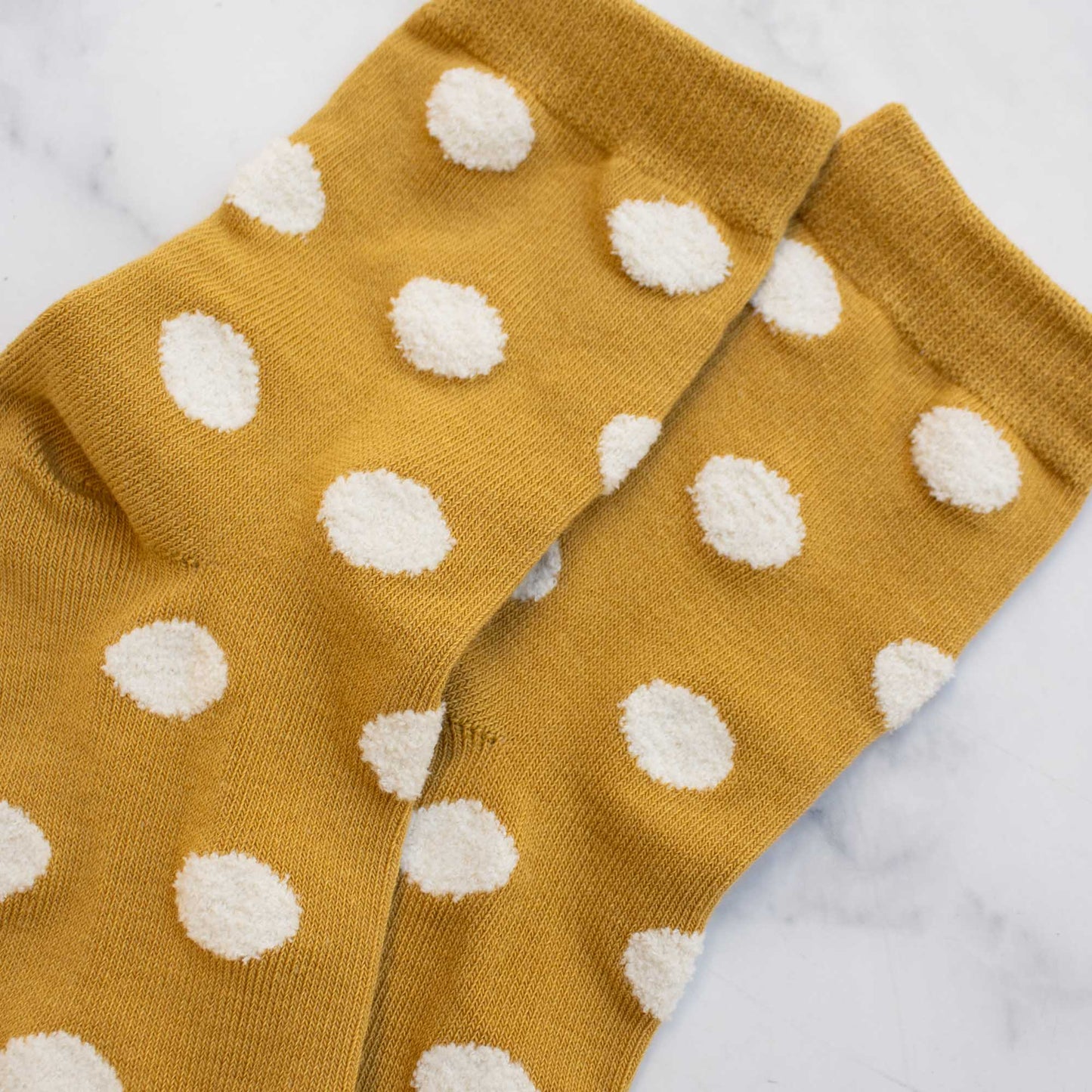 Tiepology | Women's Polka Dots Puff Casual Socks | Pink