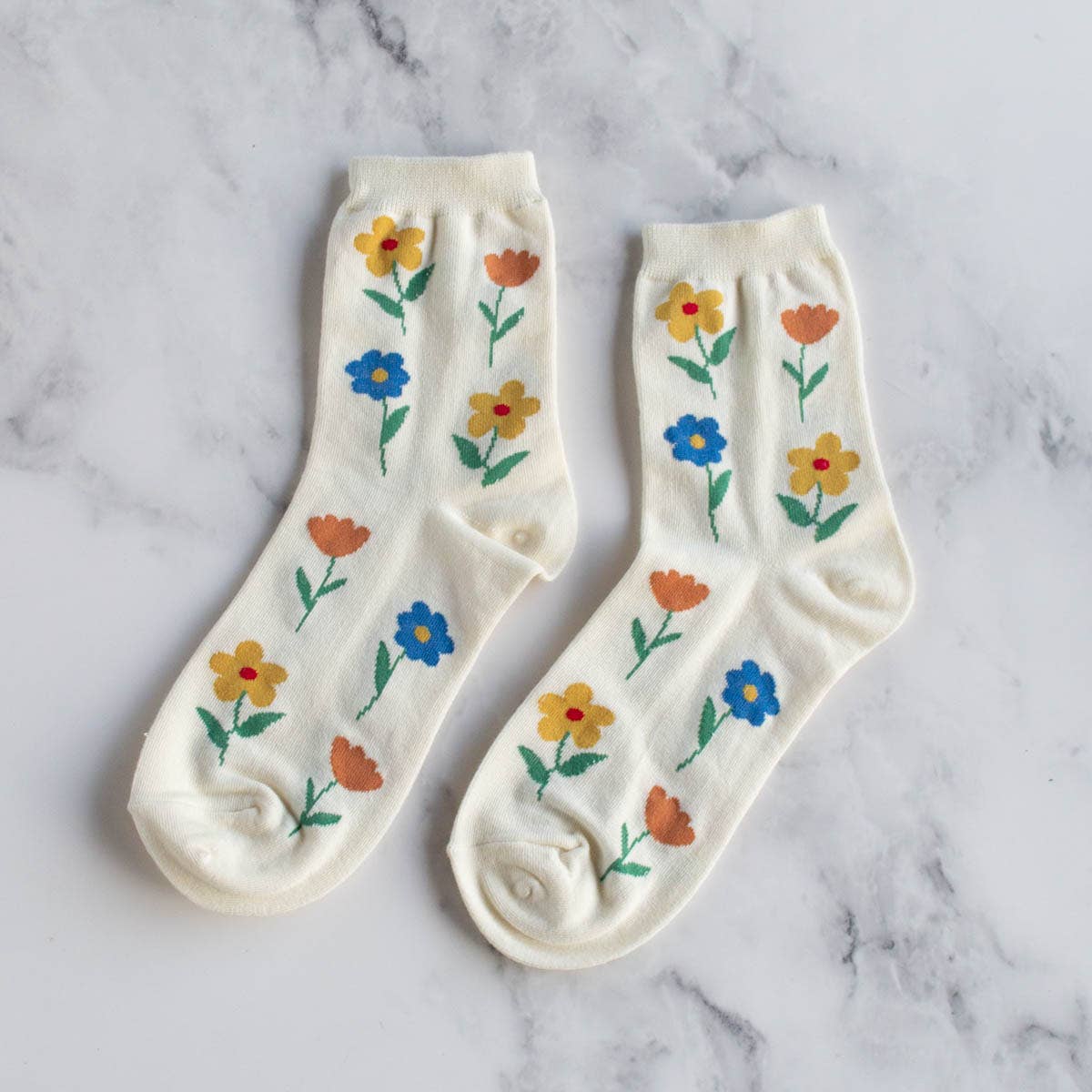 Tiepology | Favorite Flower Mustard | Socks