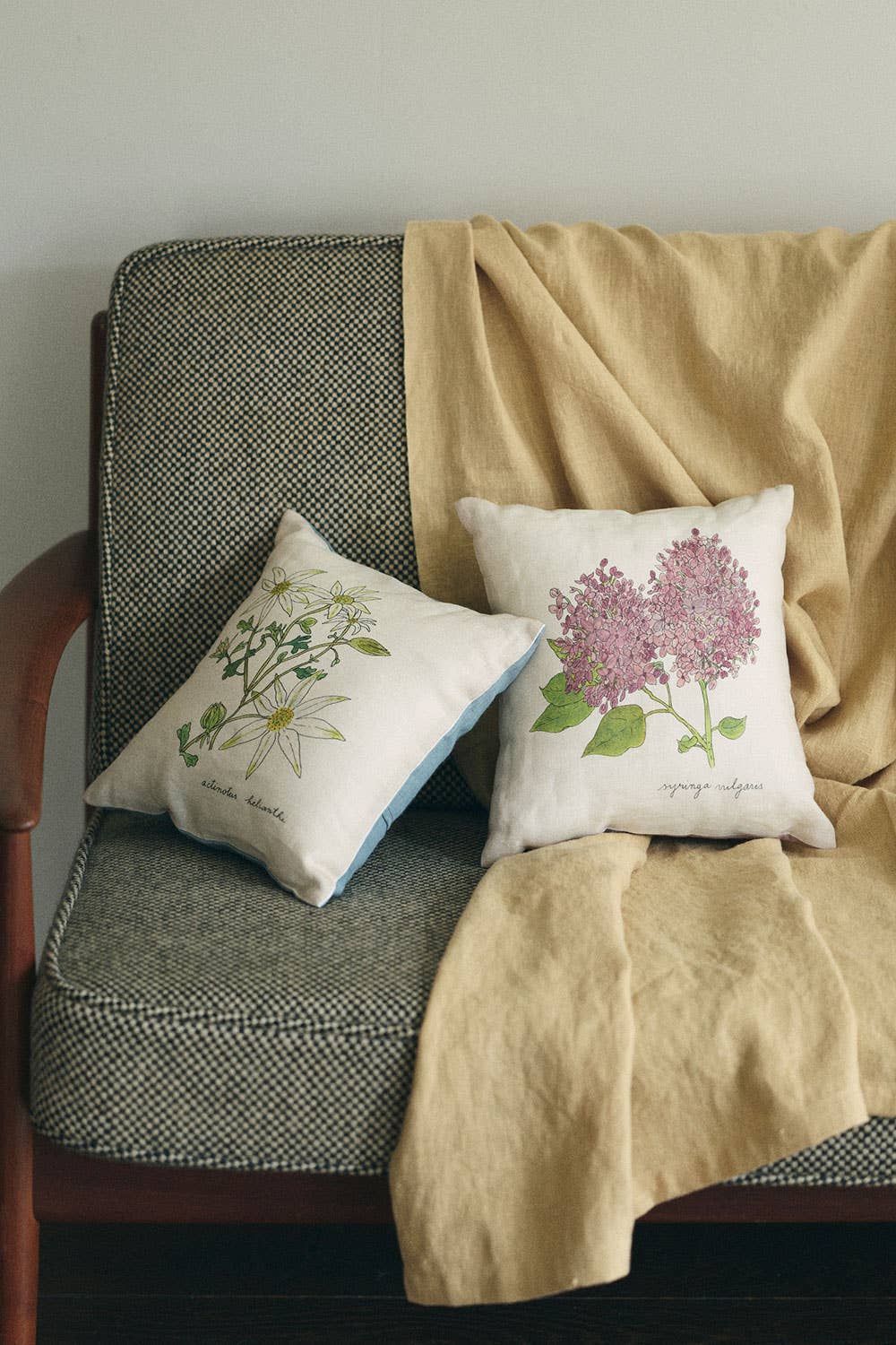 Fog Linen Work | Cushion Cover Isabelle Boinot Lilac