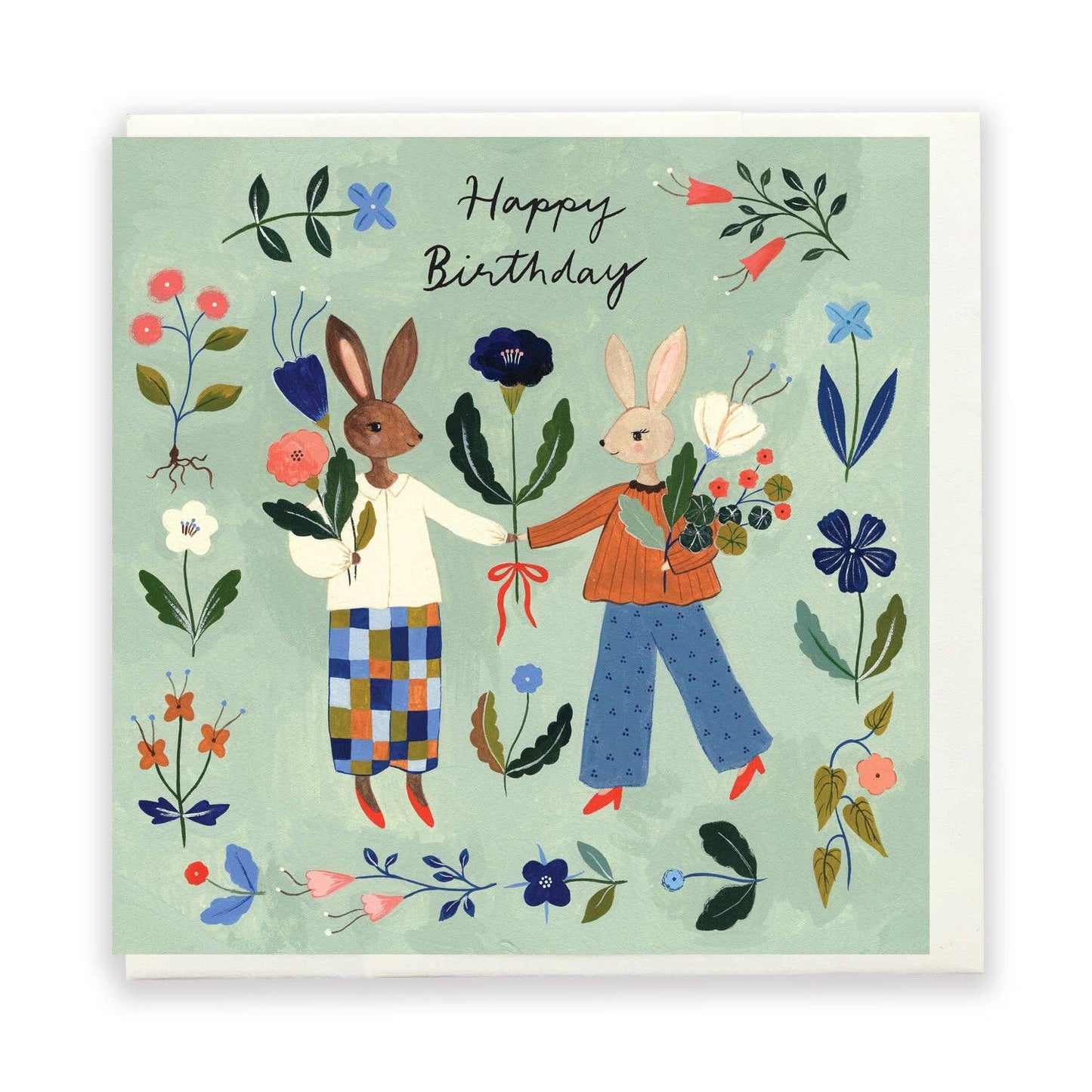 Flora Waycott | Flowers Everywhere | Happy Birthday Card