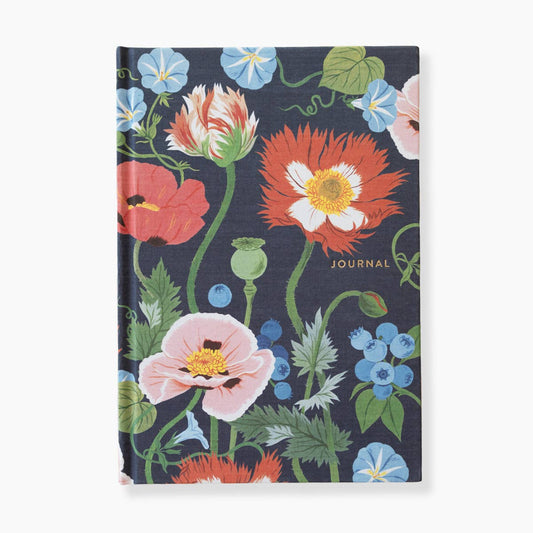 Botanica Paper Co | Poppy Garden | Linen Bound Journal