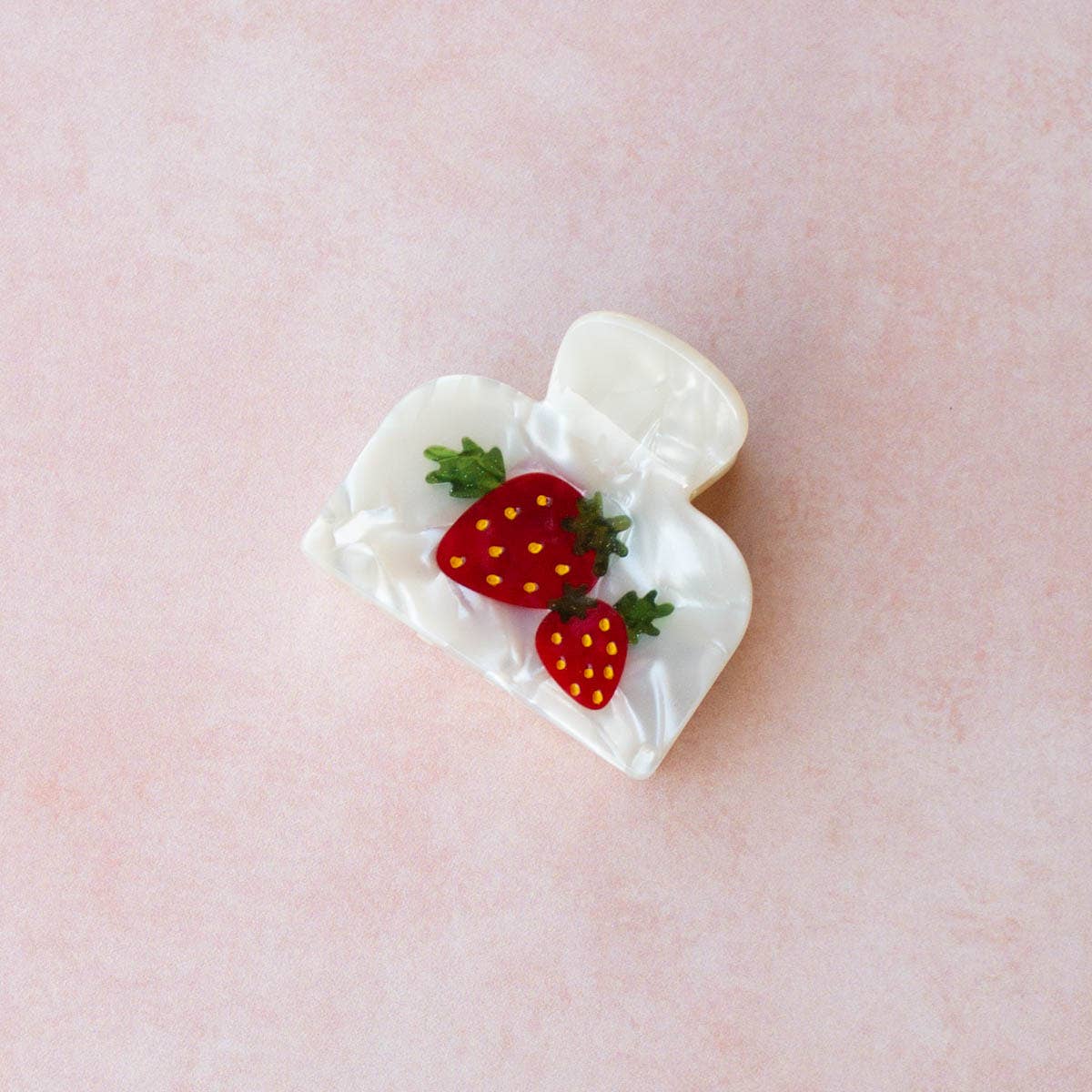 Tiepology | Eco Strawberry Farm Handmade | Hair Claw Clip