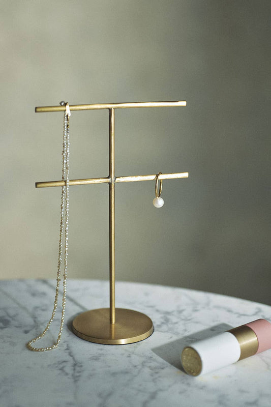 Fog Linen Work | Brass Accessory Stand | Large