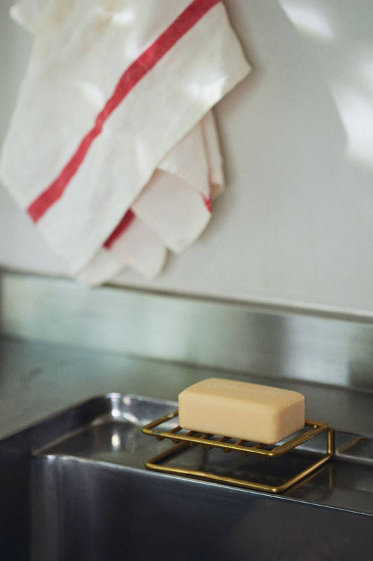 Fog Linen Work | Brass Soap Stand