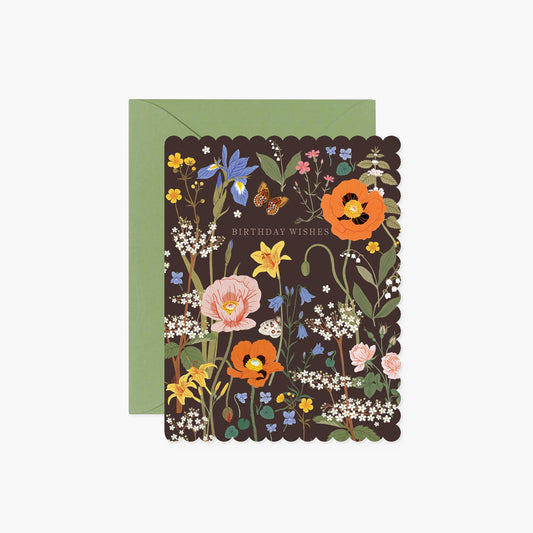 Botanica Paper Co | Wild Flowers Field Birthday | Greeting Card