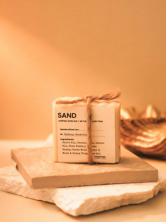 Urganiqa | Sand Natural Naked Soap Palm-free & Cruelty-free | Guapa Collection