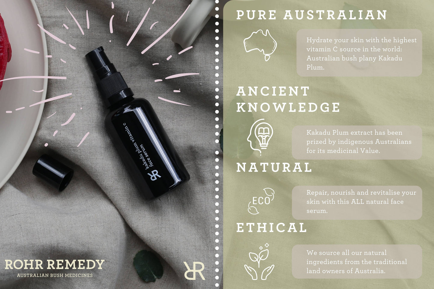 Rohr Remedy | Kakadu Plum Vitamin C Face Serum