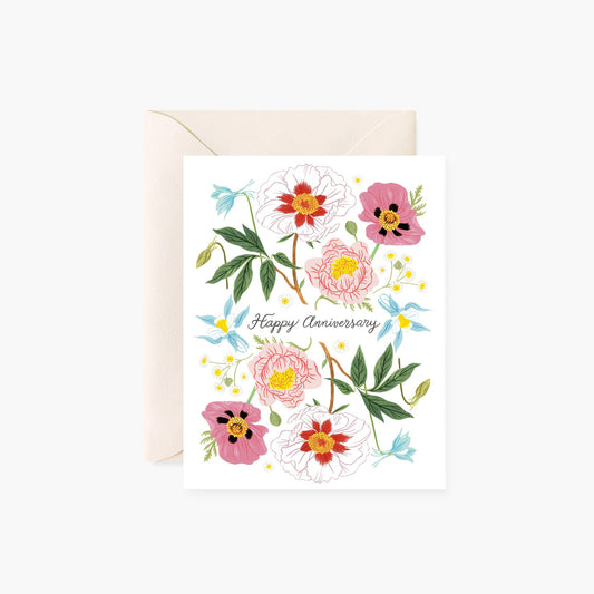 Botanica Paper Co | Happy Anniversary | Floral Card