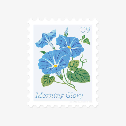 Botanica Paper Co | 09 September Flower | Stamp-Style Vinyl Sticker