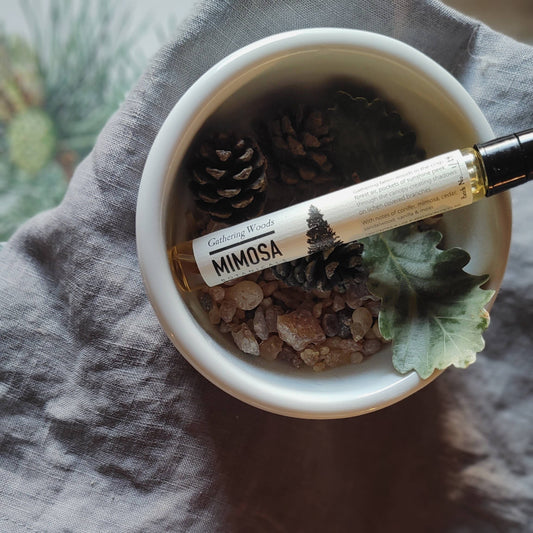 Mimosa Botanicals | Gathering Woods Natural Parfum | Travel 10ml