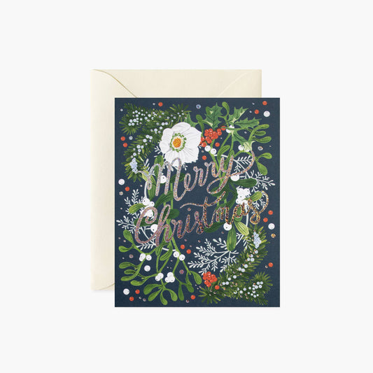 Botanica Paper Co | Christmas Wreath | Greeting Card